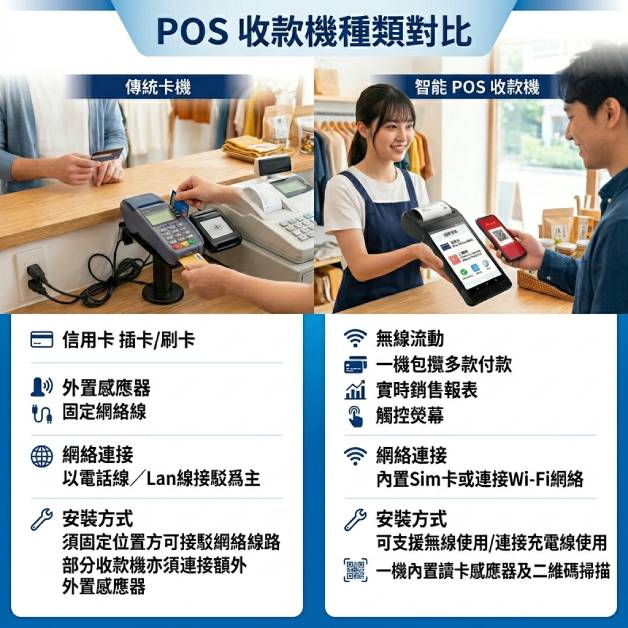 食肆必備 POS 電子收款系統